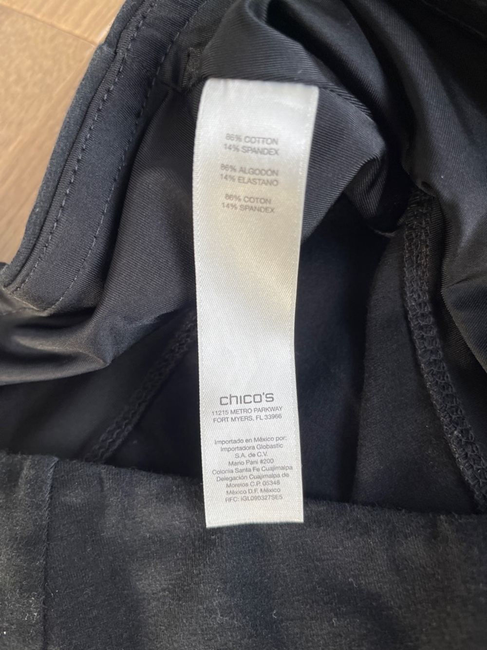 Chico's Zenergy So Slimming Black Leggings - Size S - Picture 6 of 7
